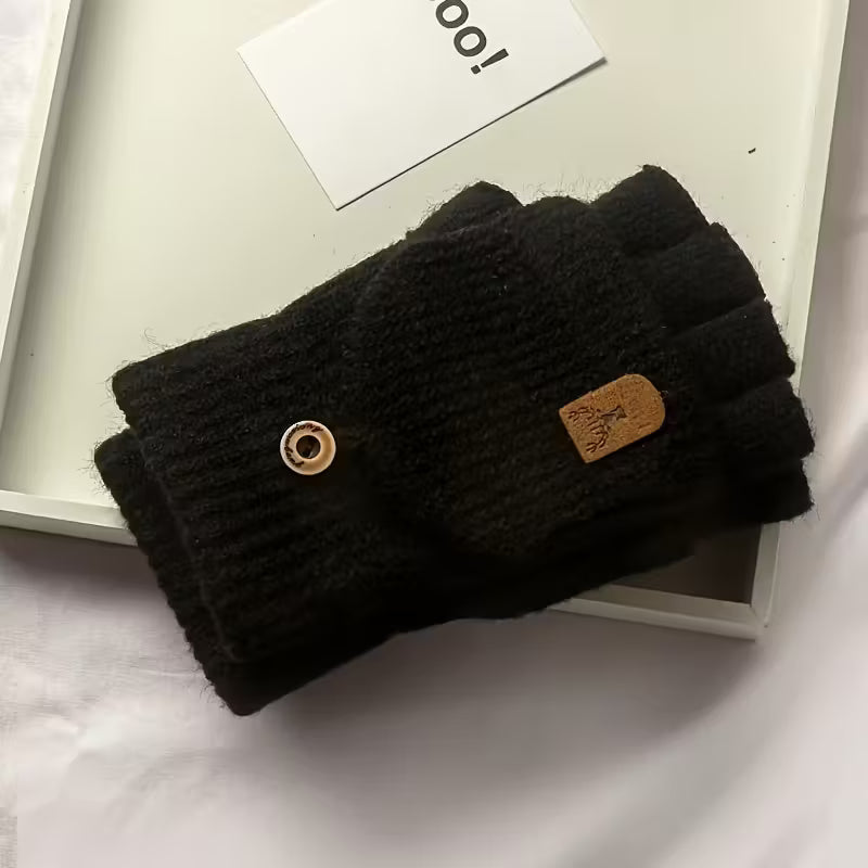 Befez | Men's Thermal Fingerless Gloves - Insulated and Cozy