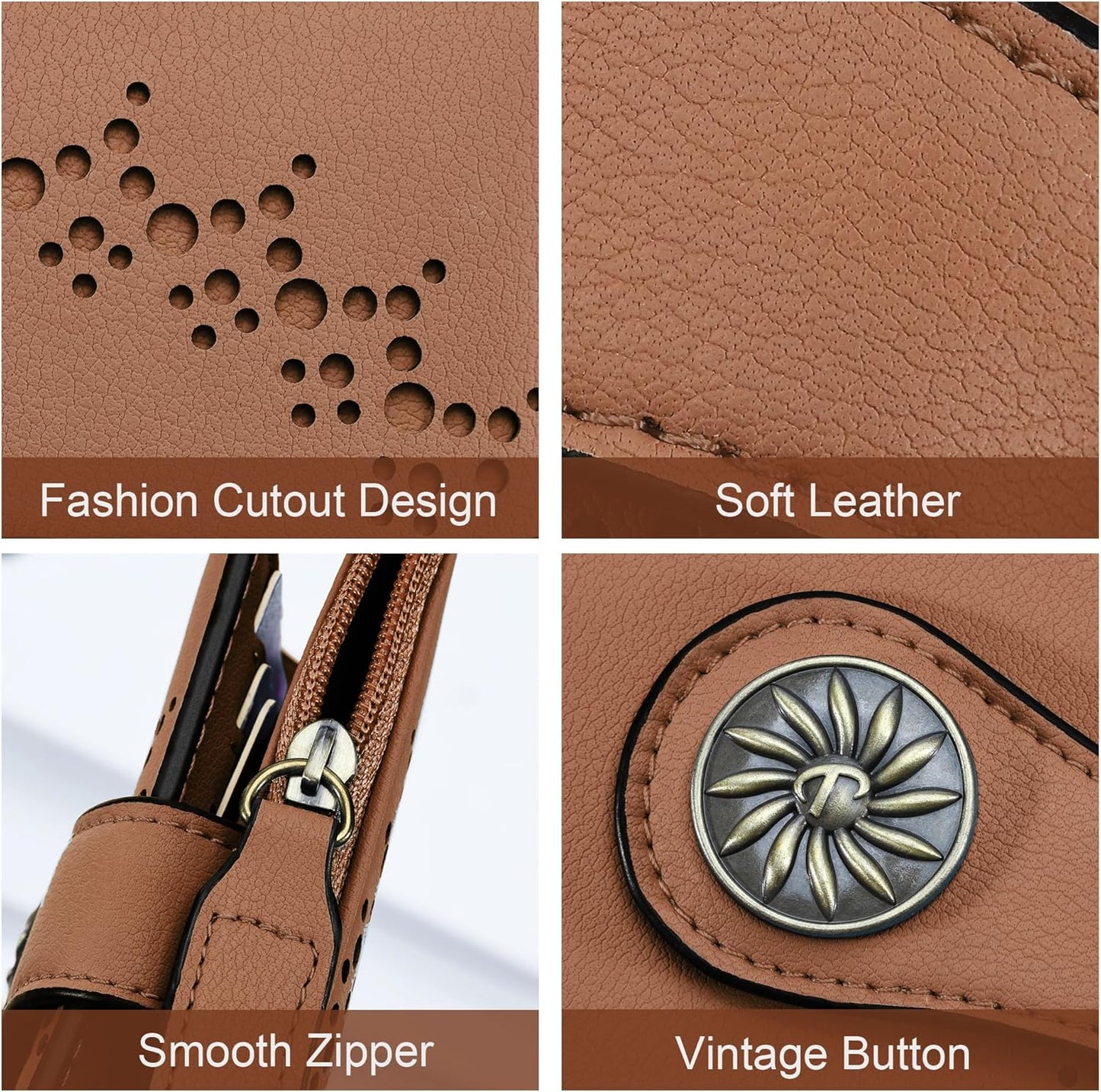 Stylish Secure Zipper Wallet for Women