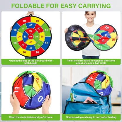 Befez Kids Soft Tip Dart Board Set