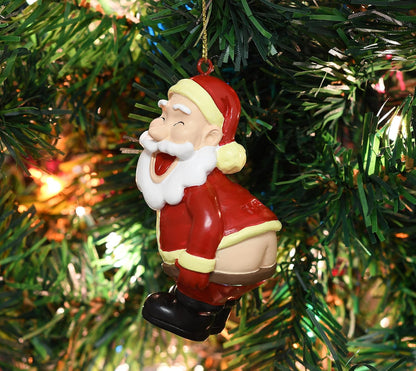 Quirky Christmas Tree Ornament - Funny Santa - Befez