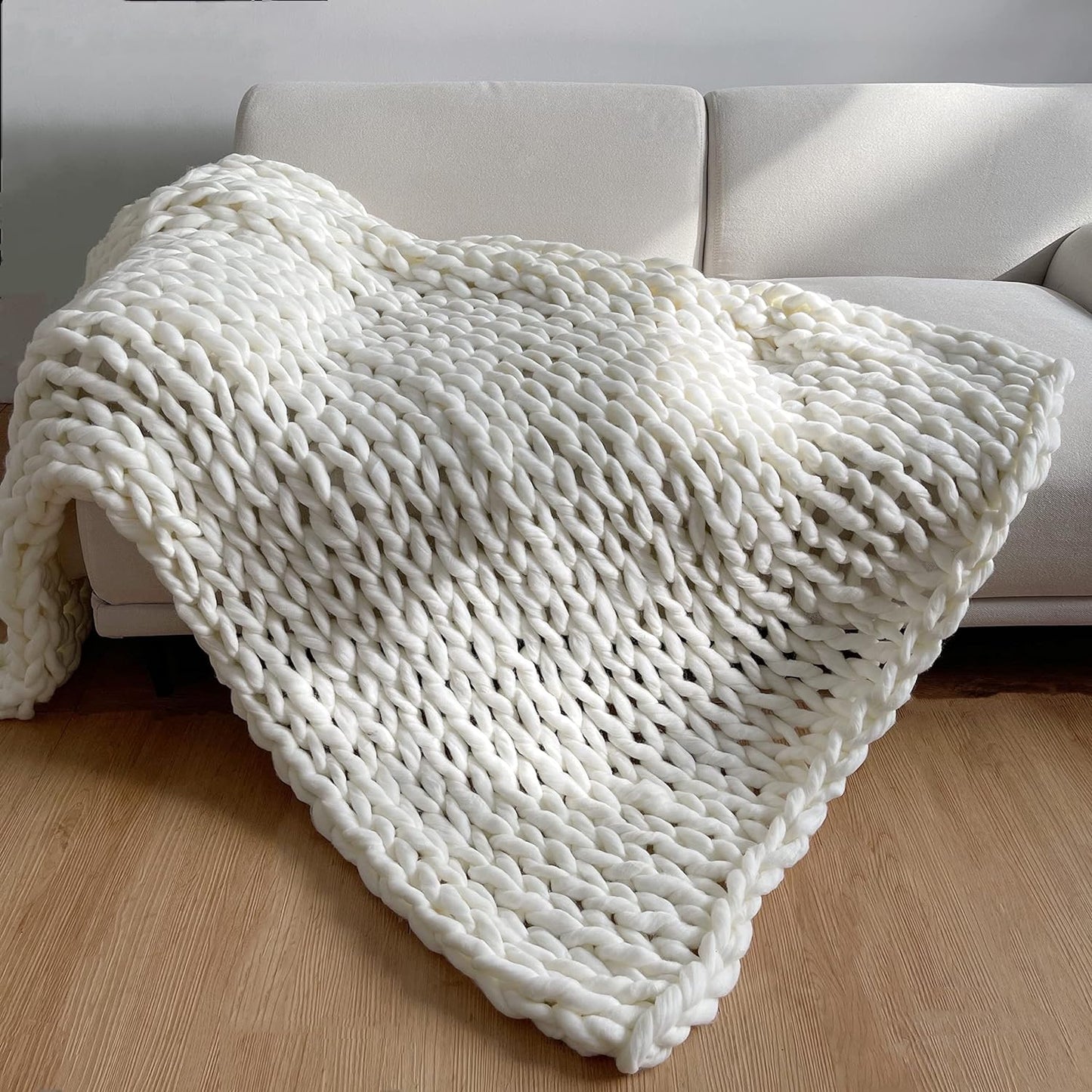 Plush Knit Weighted Blanket for Relaxation