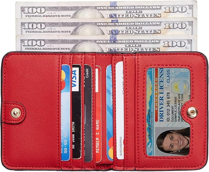 Secure Women's RFID Blocking Leather Wallet