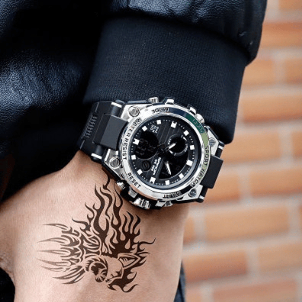 Waterproof LED Sports Watch for Men
