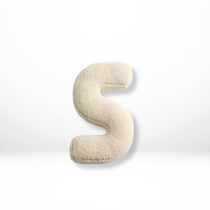 Soft Velvet Letter Pillow With Alphabet Design