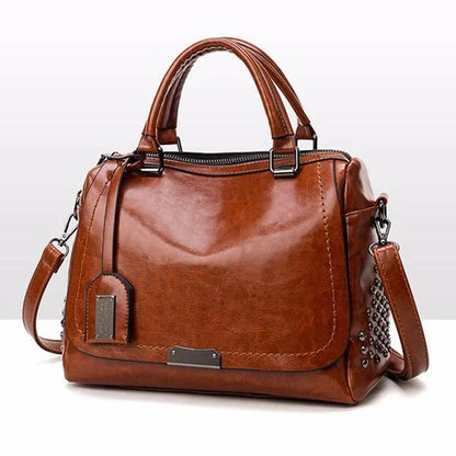 Stylish Genuine Leather Tote Handbag for Women