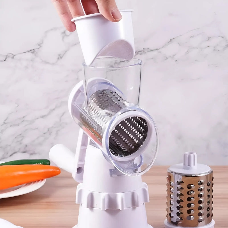 Easy Slice Manual Veggie Chopper with 3 Blades