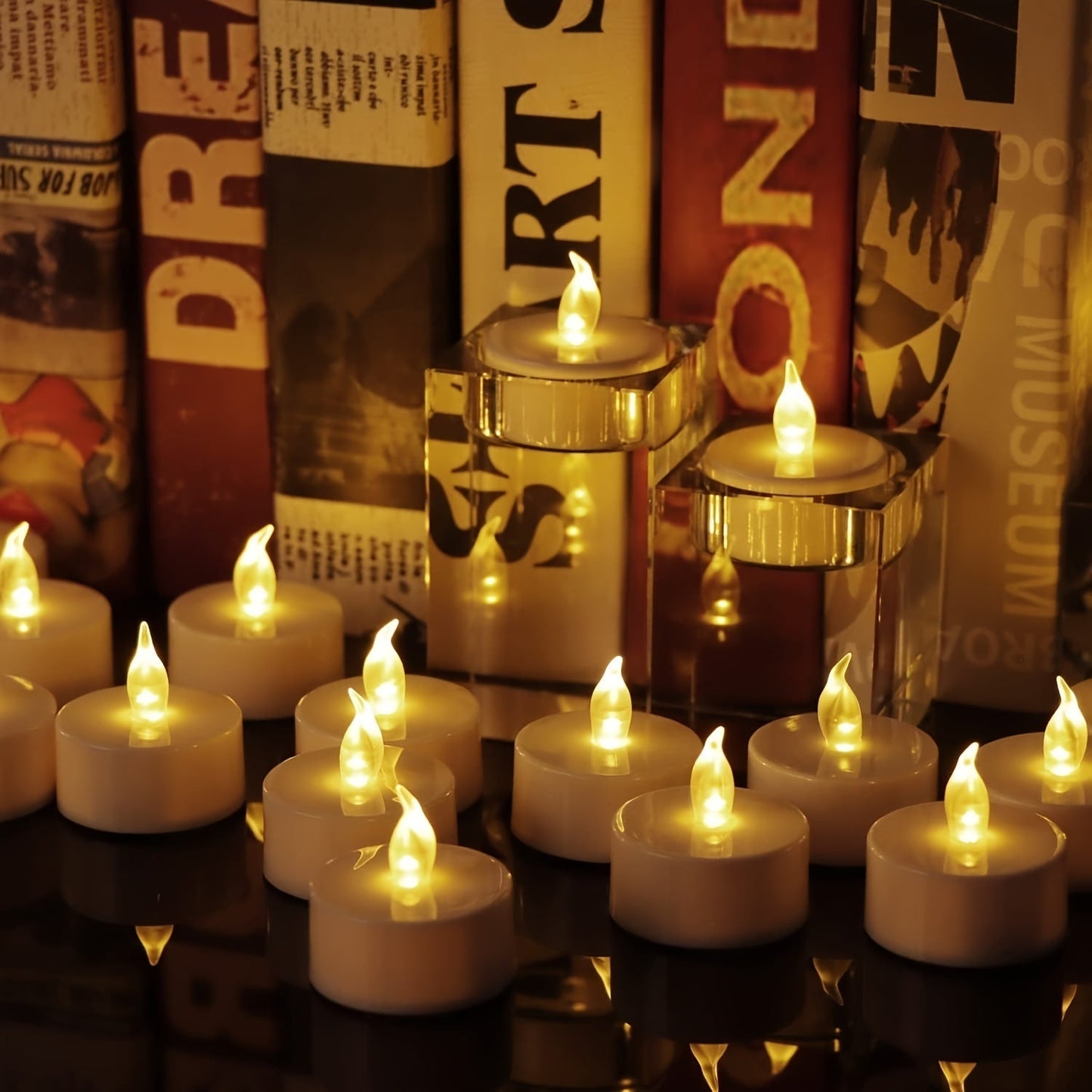 Warm LED Candle Lights