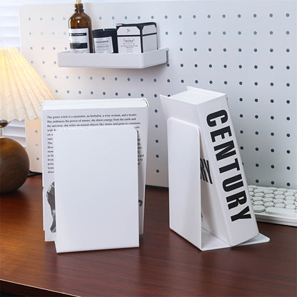 Transparent Acrylic Book Ends Set of 2