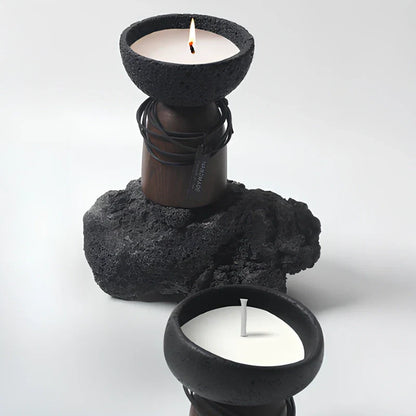 Warm Glow Metal Candle Holder