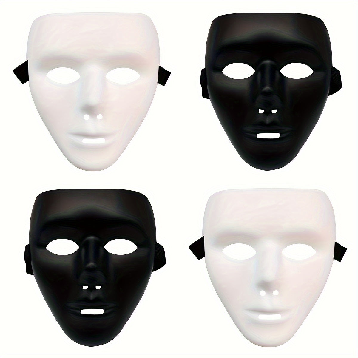 Scary Anonymous Men's Full Face Halloween Mask - Befez