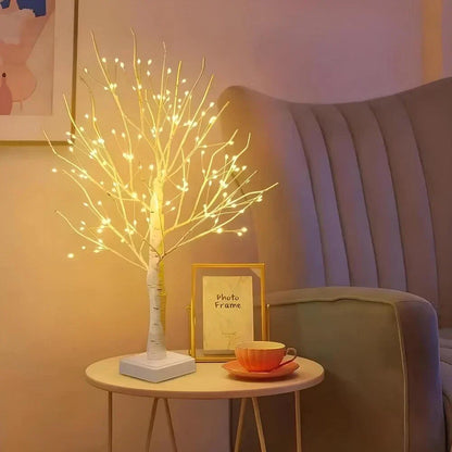 Natural Wood Table Lamp