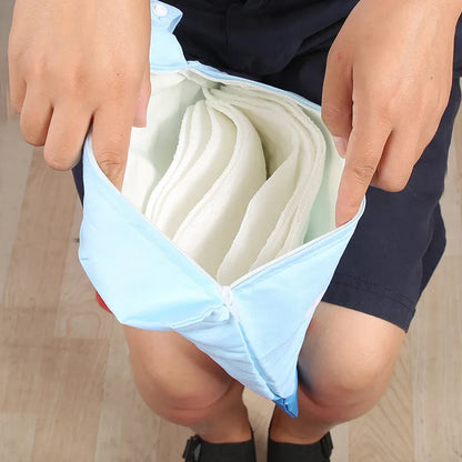 Waterproof Baby Bag with Zipper – Reusable Stroller Organizer