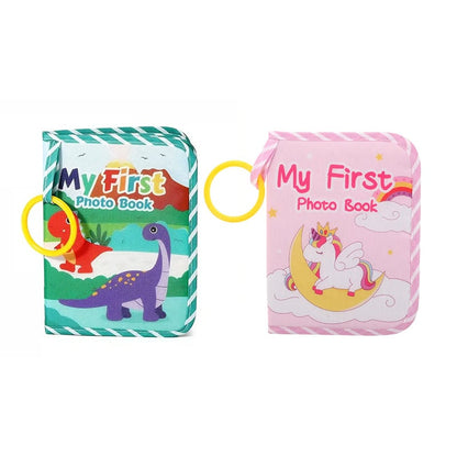 Baby's First Photo Album with Shatterproof Mirror
