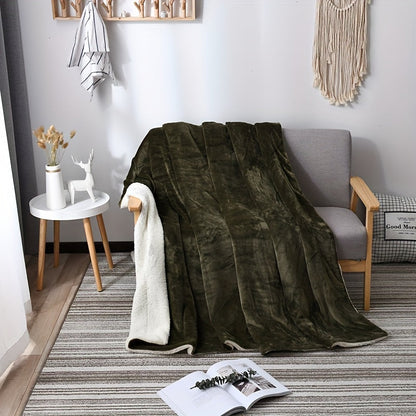 Plush Double Sided Fuzzy Blanket for Cozy Warmth