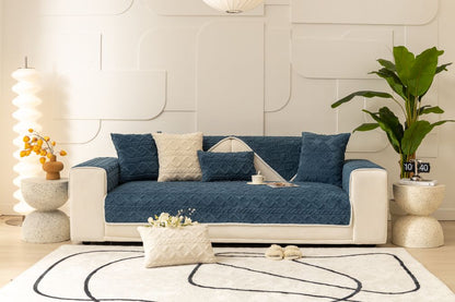 Fitted One-Piece Couch Cover