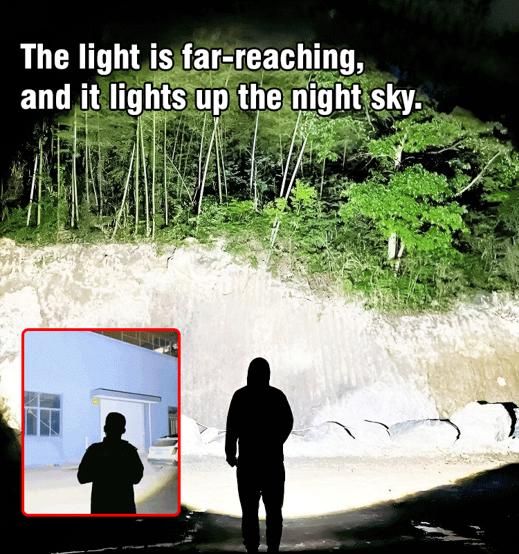 Compact Triple LED Mini Super Bright Flashlight