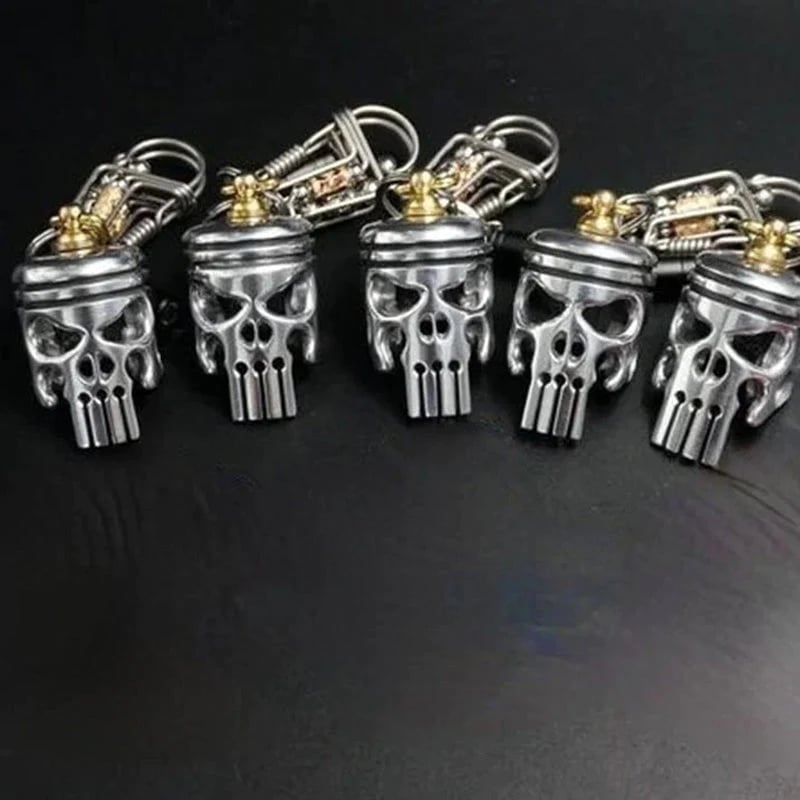 Cool Skull Pendant Keychain