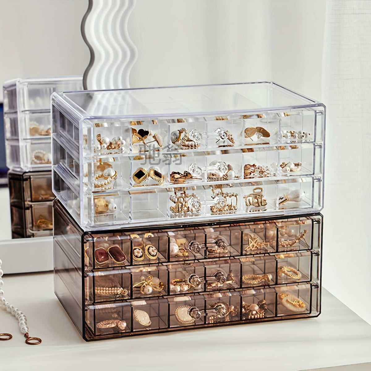 Premium Jewelry Storage Box with 72 Slots