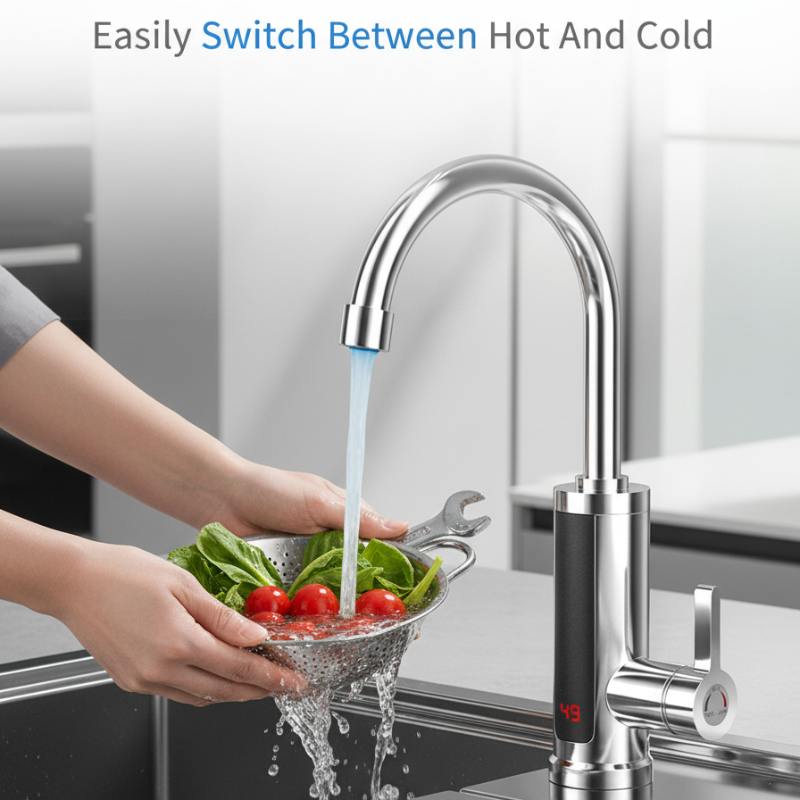 Fast Instant Hot Water Tap for Kitchen Sinks