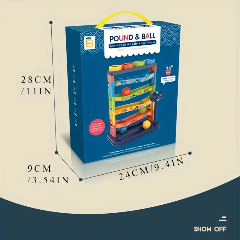 Flexible Ball Ramp Playset for Kids – Befez