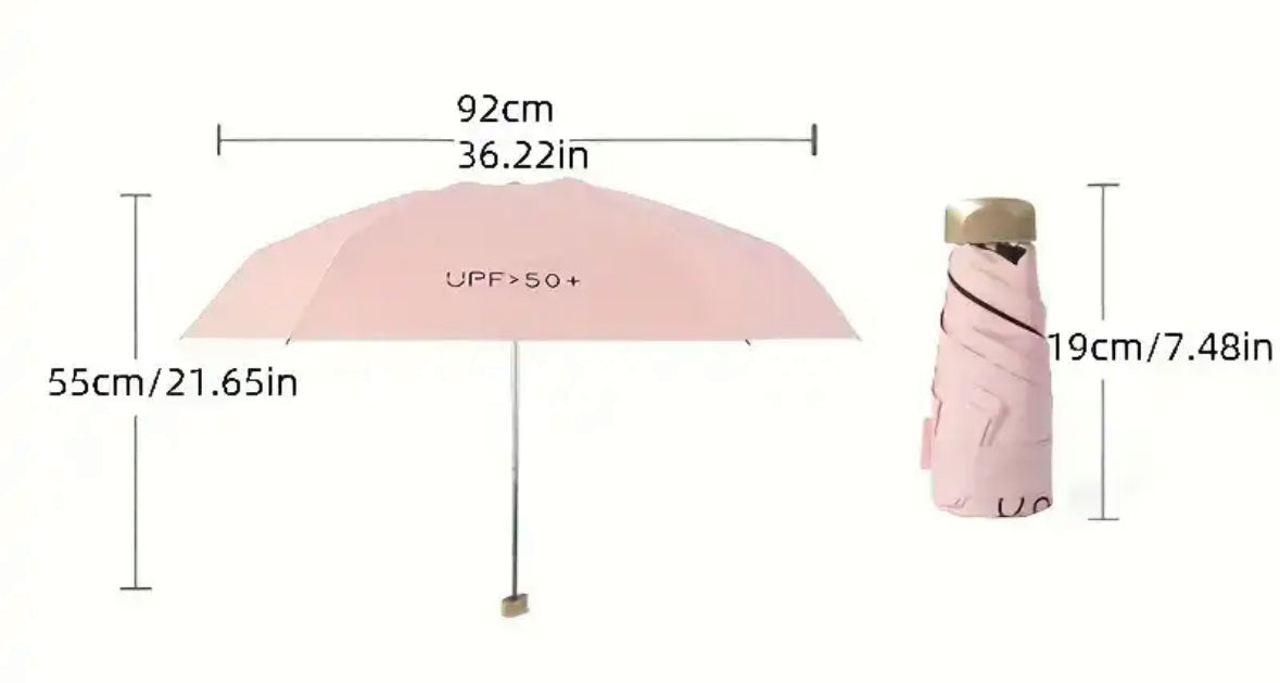 Small Folding Travel Umbrella