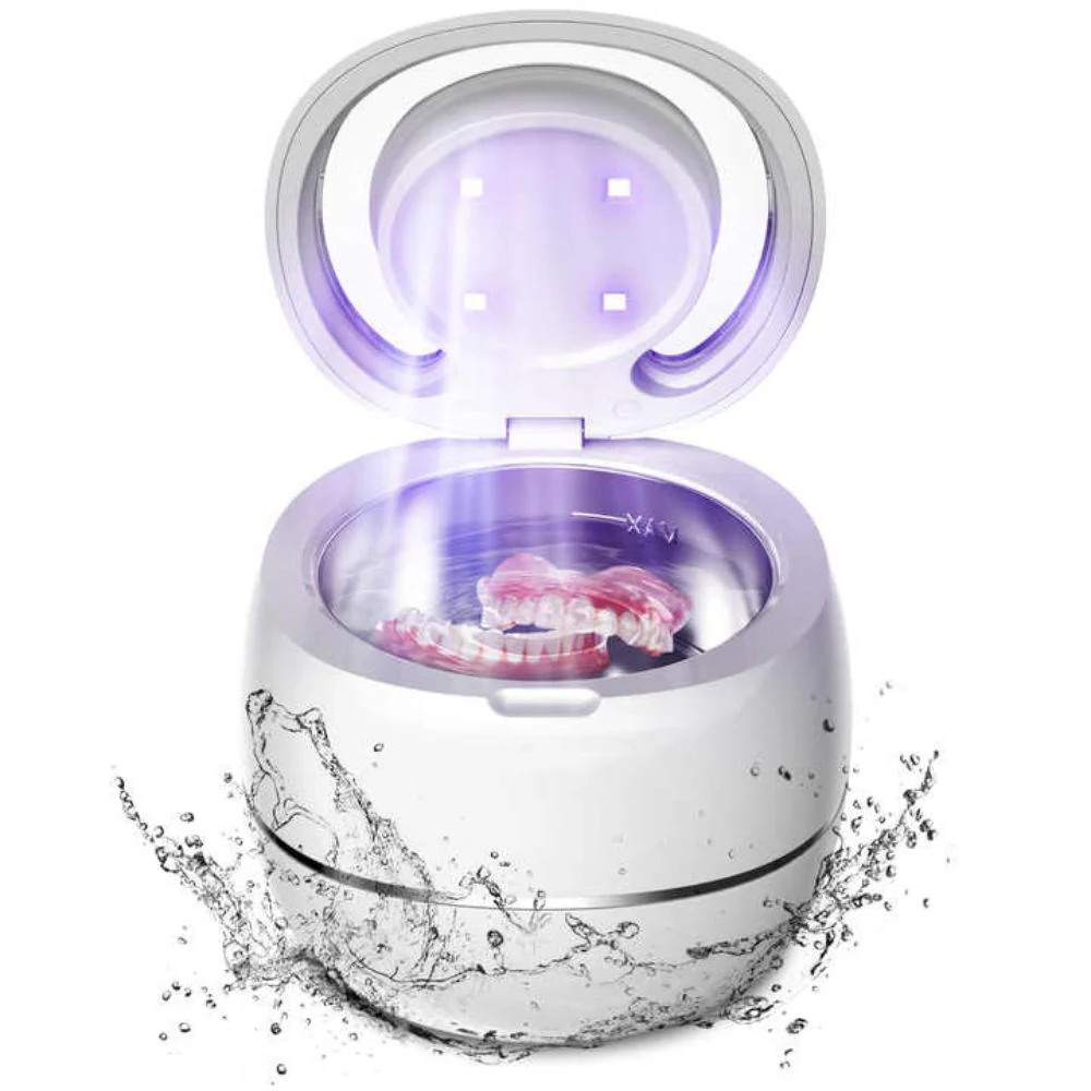 Compact Automatic Denture Cleaning Device