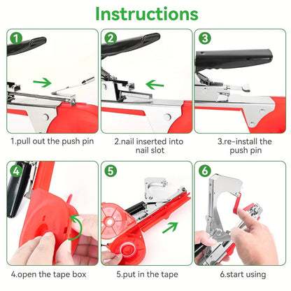 Automatic Plant Stem Tie Tool