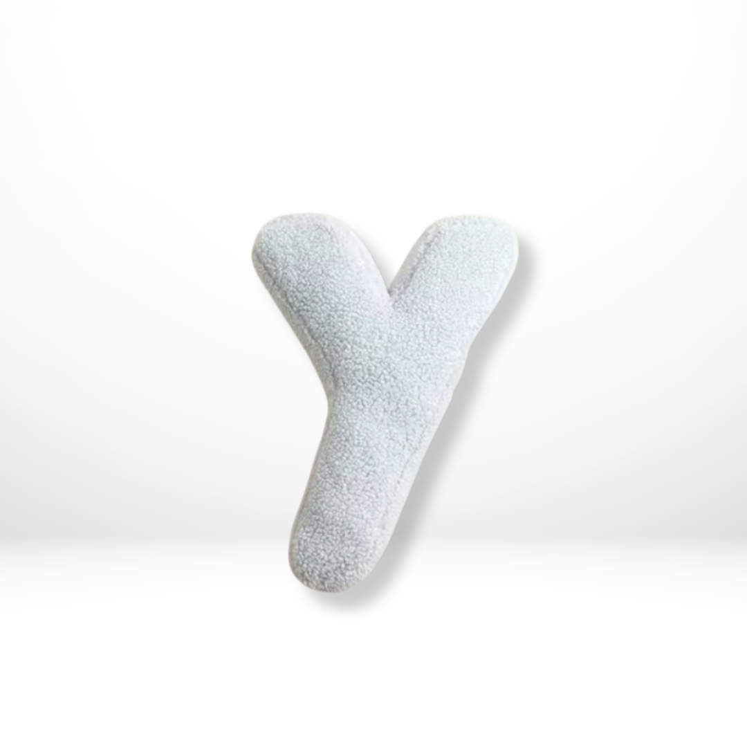 Soft Velvet Letter Pillow With Alphabet Design