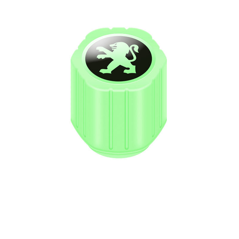Bright Green LED Tire Valve Stem Caps 20 Pack