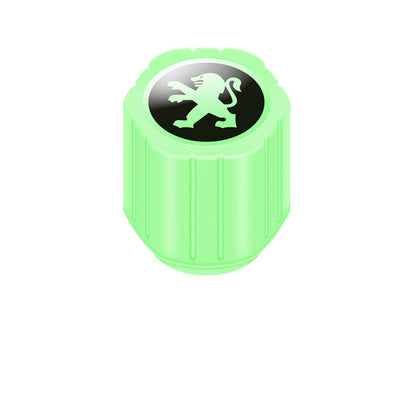 Bright Green LED Tire Valve Stem Caps 20 Pack
