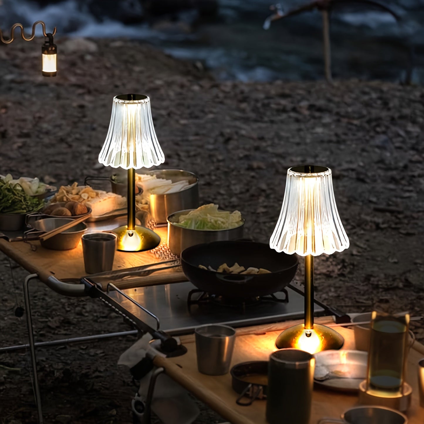 Luxury LED Crystal Desk Lamp with Touch Control
