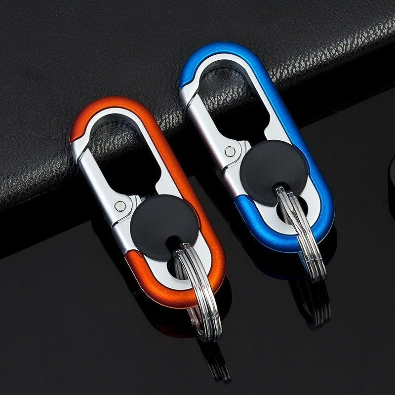 Compact Key Holder Stainless Steel Keychain