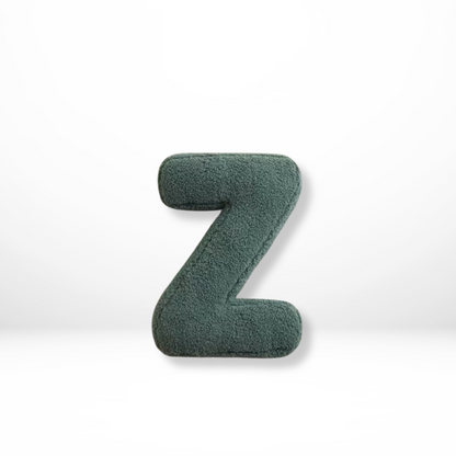 Soft Velvet Letter Pillow With Alphabet Design