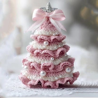 Pretty Handmade Crochet Christmas Trees