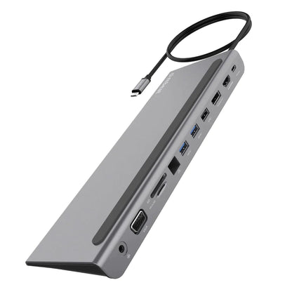 Compact 11-in-1 USB-C Laptop Dock with HDMI and Ethernet - Befez