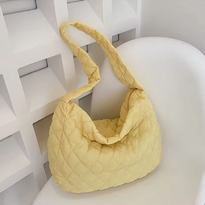 Soft Extra Large Padded Crossbody Tote Shoulder Bag
