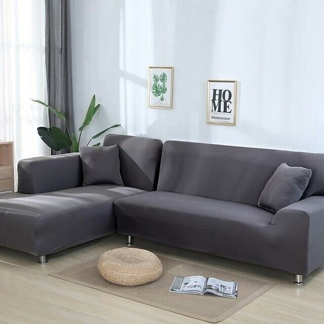 Befez | Elastic Sofa Slipcover - Solid Color