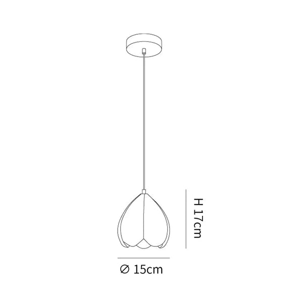 Soft Glow Cream Pendant Light