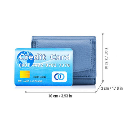 Genuine Leather Slim RFID Wallet