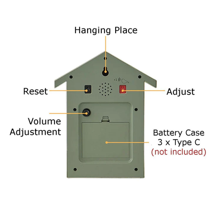 Traditional German Cuckoo Wall Clock