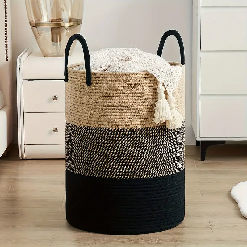 Spacious Laundry Basket with Extra Storage