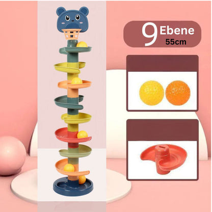 Colorful Kids Wooden Stacking Ball Toy