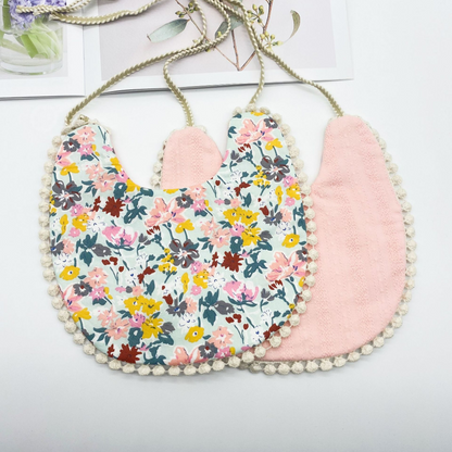 Soft Cotton Baby Bib Burp Cloth Reversible