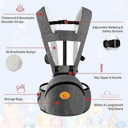 Comfortable Baby Backpack Carrier for Infants and Toddlers