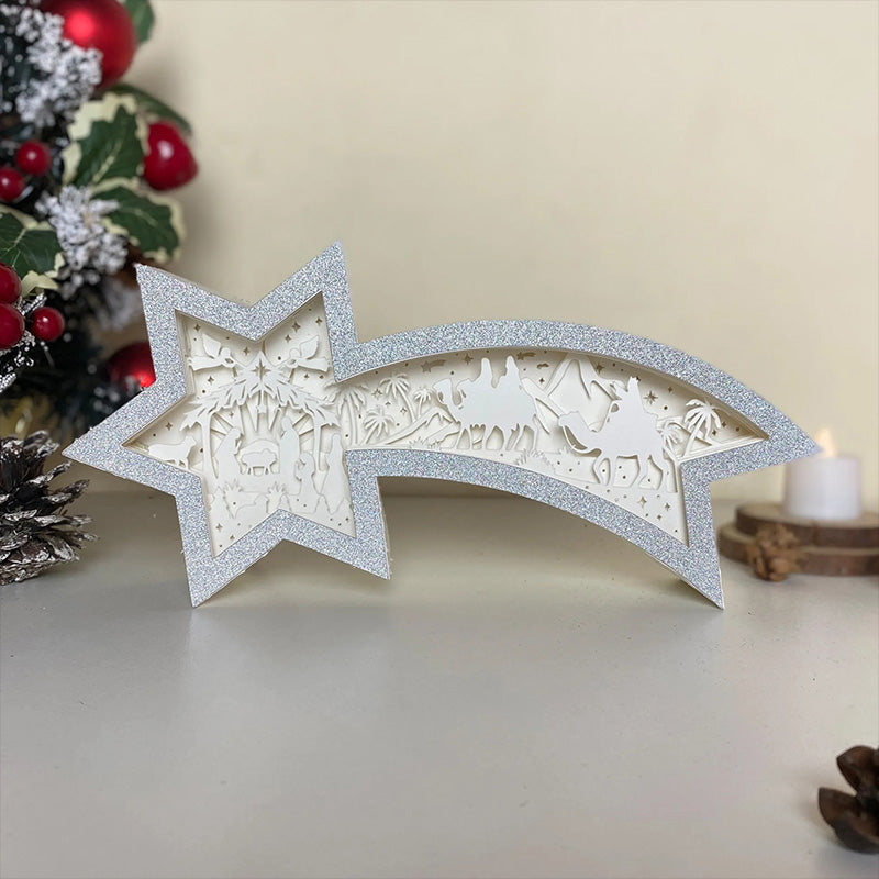 Befez | Traditional Wooden LED Xmas Star Lamp