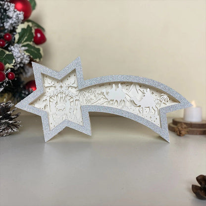 Befez | Traditional Wooden LED Xmas Star Lamp