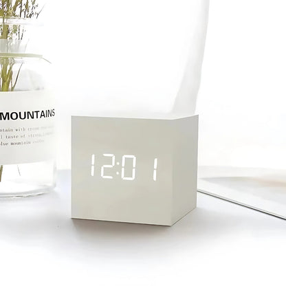 Compact Digital Cube Alarm Clock