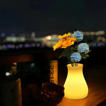 Beautiful Floral Glass Vase