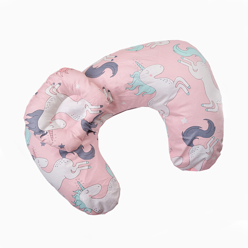 Comfortable Nursing Pillow with Head Support for Mom Baby
