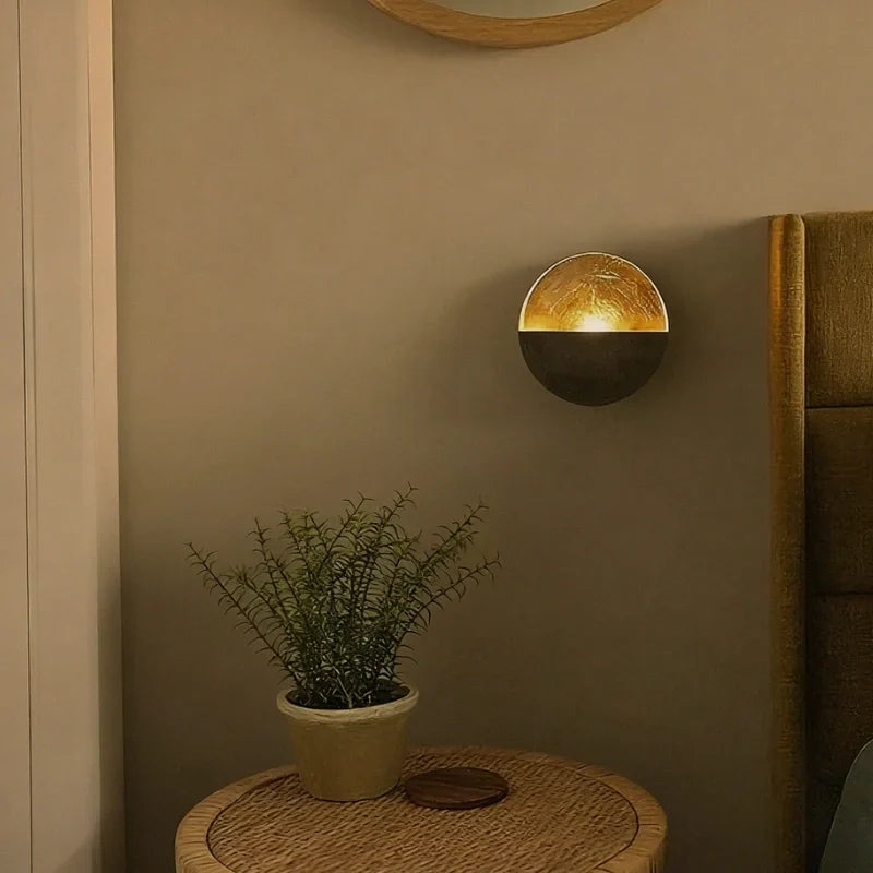 Simple Metal Candle Wall Sconce